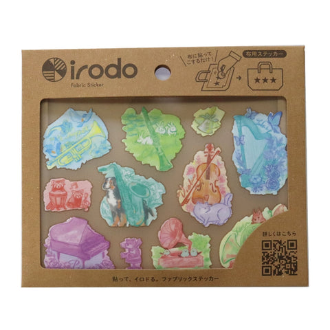 irodo Fabric Sticker - Animal Music