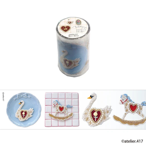 Komamono Creative x atelier.417 Clear Roll Sticker (Coming Soon)