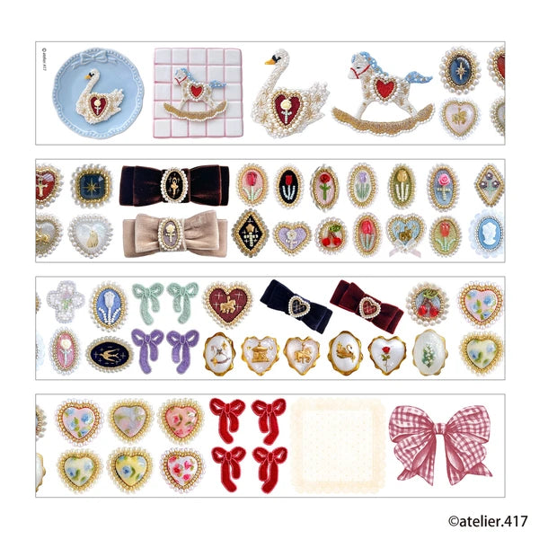 Komamono Creative x atelier.417 Clear Roll Sticker (Coming Soon)
