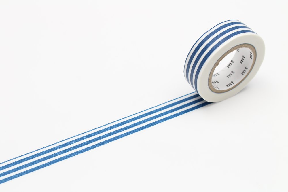 mt Washi Tape - Deco - Border Indigo