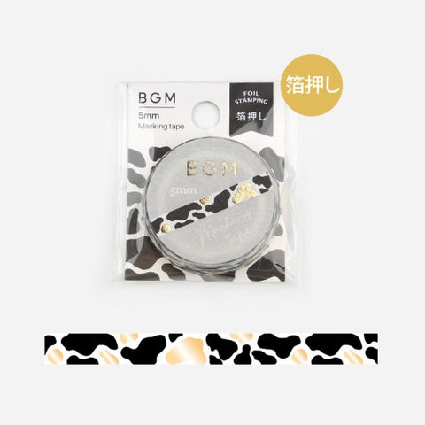 BGM Slim Washi Tape - Ribbon Print