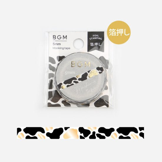 BGM Slim Washi tape - Cowhide