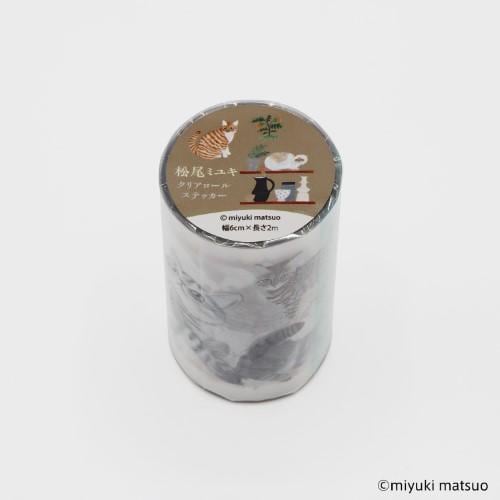 Komamono Creative x Miyuki Matsuo Clear Roll Sticker (Coming Soon)