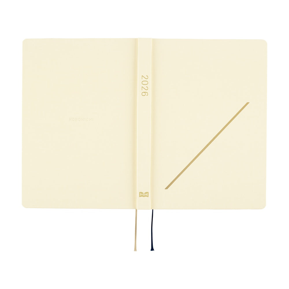 Hobonichi Techo HON 2026 - A5 - Slash Ivory - English – Yoseka