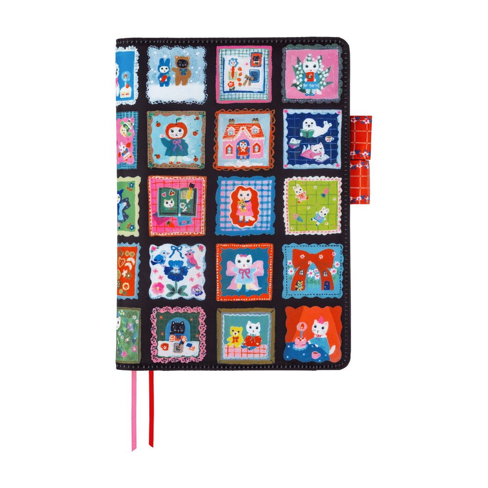 Hobonichi Techo Cousin Book & Cover 2026 - Yumi Kitagishi: White Cat’s Daily Life - A5