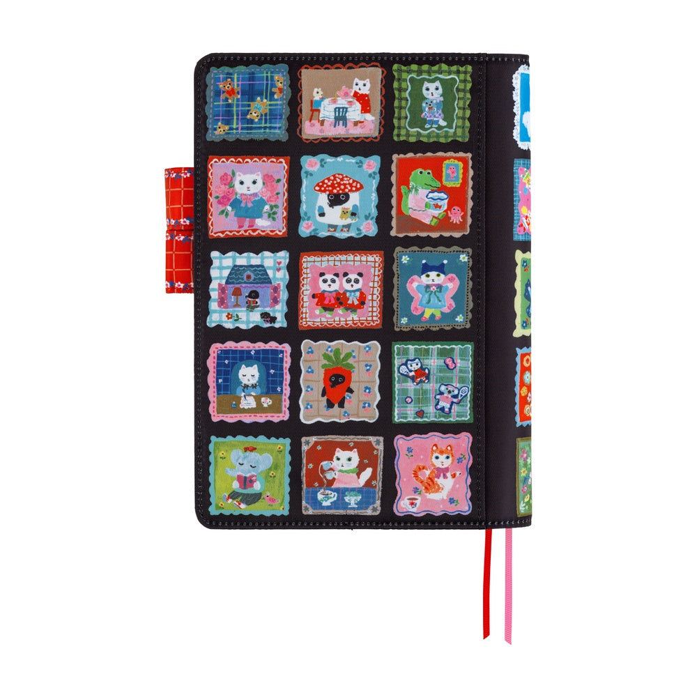 Hobonichi Techo Cousin Book & Cover 2026 - Yumi Kitagishi: White Cat’s Daily Life - A5