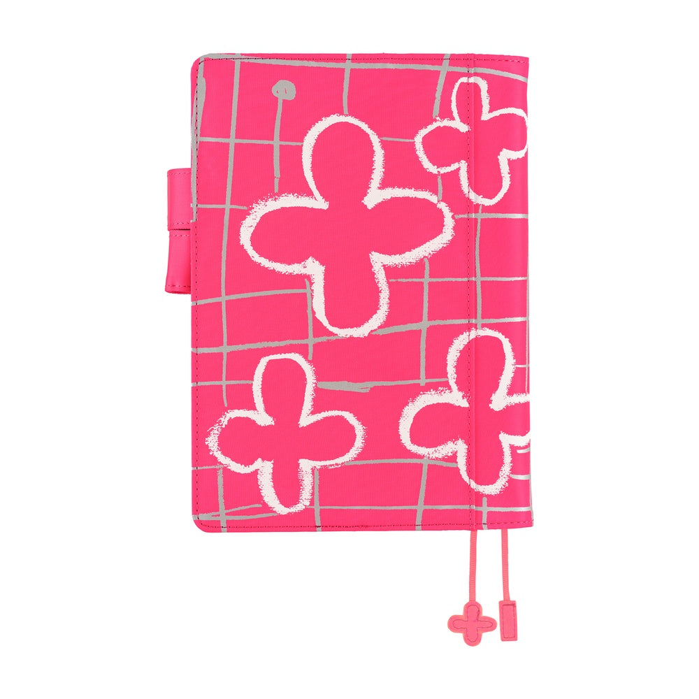 Hobonichi Techo Cousin Book & Cover 2026 - Makoto Matsubayashi: Pink Flowers - A5