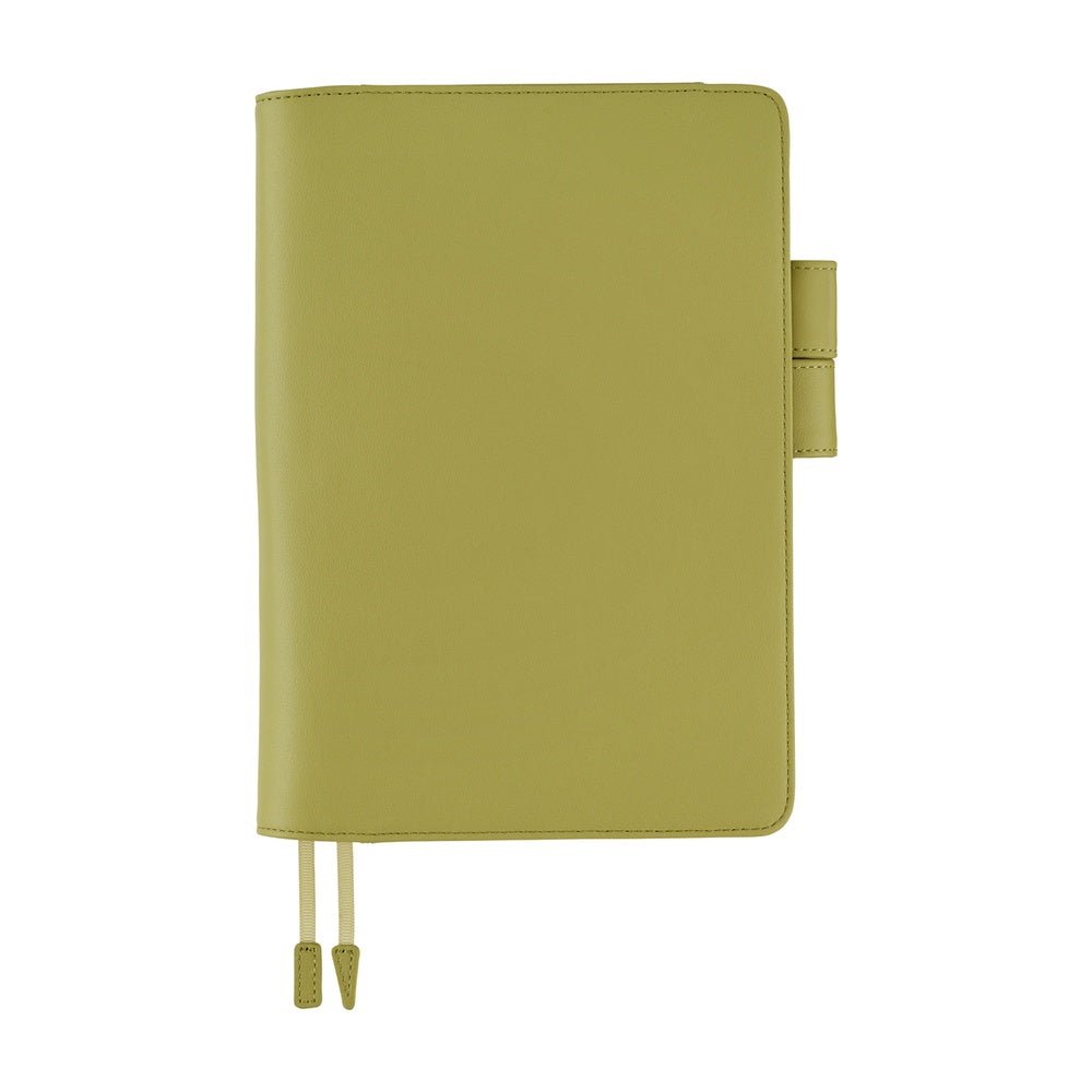 Hobonichi Techo Cousin Book & Cover 2026 - Leather: Sage Green - A5