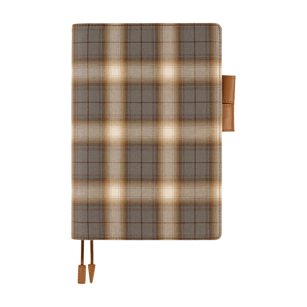 Hobonichi Techo Cousin Book & Cover 2026 - Shirt Fabric: Foggy Plaid - A5
