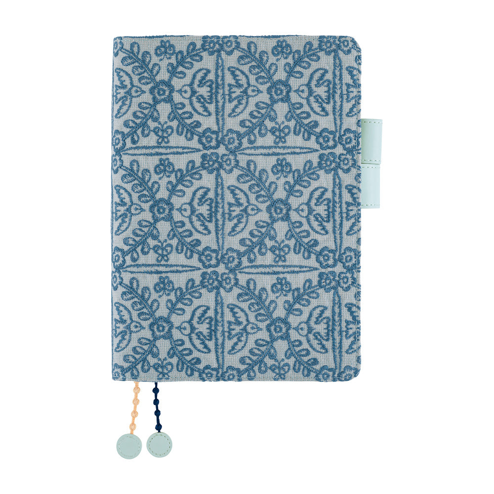 Hobonichi Techo Cousin Cover 2027 - minä perhonen: felice (Blue) - A5 (Order Starts Aug 31st @ 10pm ET)