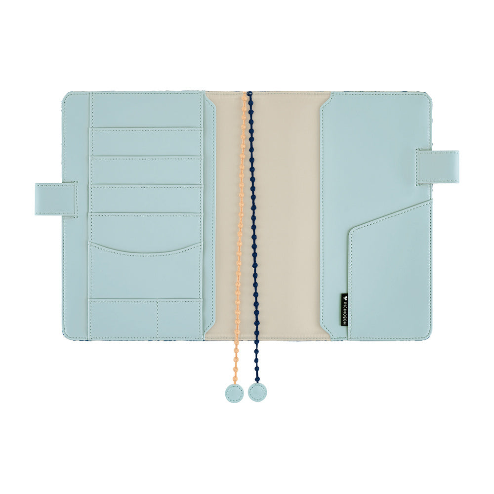 Hobonichi Techo Cousin Cover 2027 - minä perhonen: felice (Blue) - A5 (Order Starts Aug 31st @ 10pm ET)