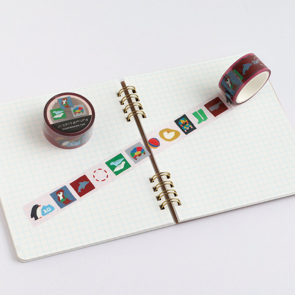 Green Flash x Jin Kitamura Clear Tape - Cheerful Friends