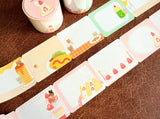 Papier Platz PAPIER GRAPHICS - Roll Sticky Notes - Rabbit Strawberry Sweets