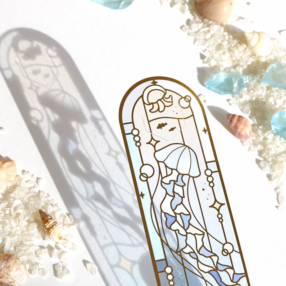 SAIEN Transparent Bookmark - Jellyfish – Yoseka Stationery