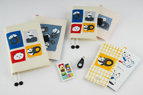 Hobonichi Translucent Sticky Notes - Jin Kitamura: Love it (Panda)