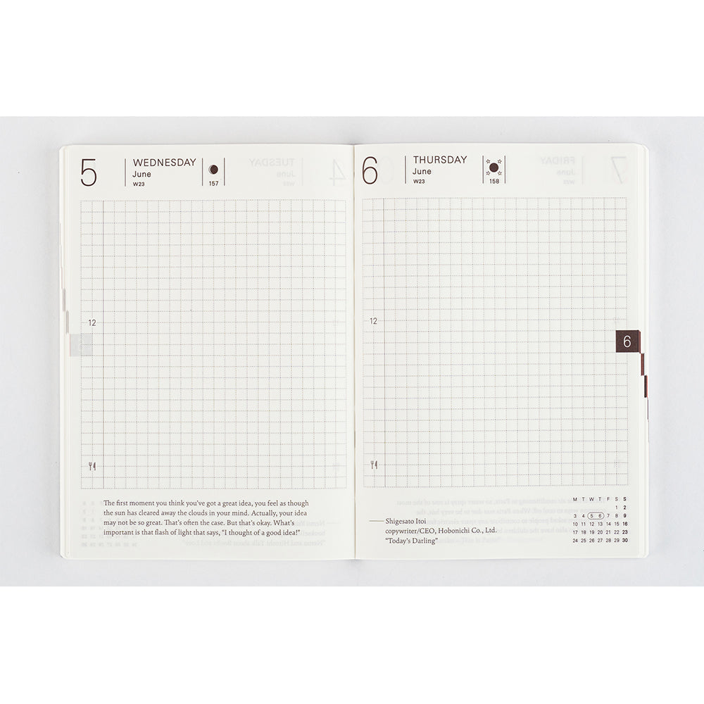 Hobonichi Techo Planner 2025 Yoseka Stationery