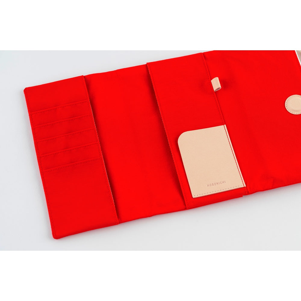 Hobonichi Weeks Techo Cover - Tragen Red (Order Starts Aug 31st @ 10pm ET)
