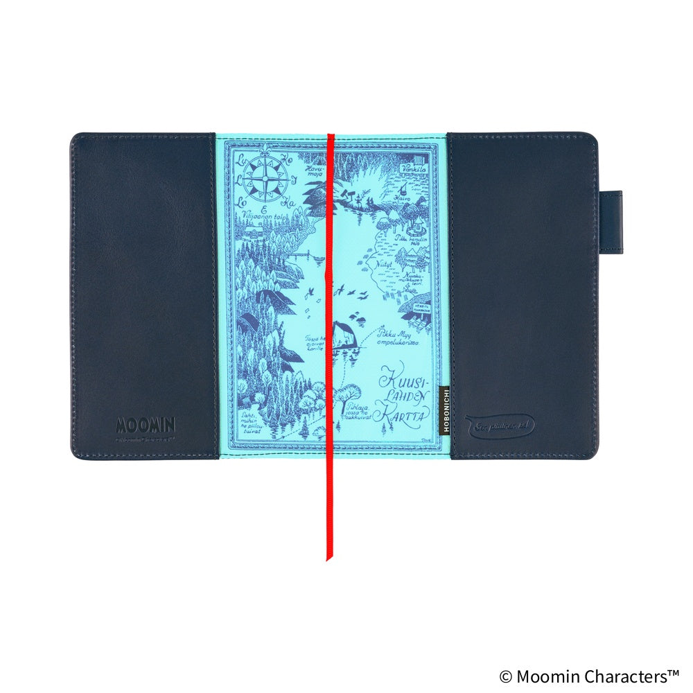 Hobonichi 5-Year Techo Leather Cover 2027 - A6 - Moomin: Written Memories (Order Starts Aug 31st @ 10pm ET)