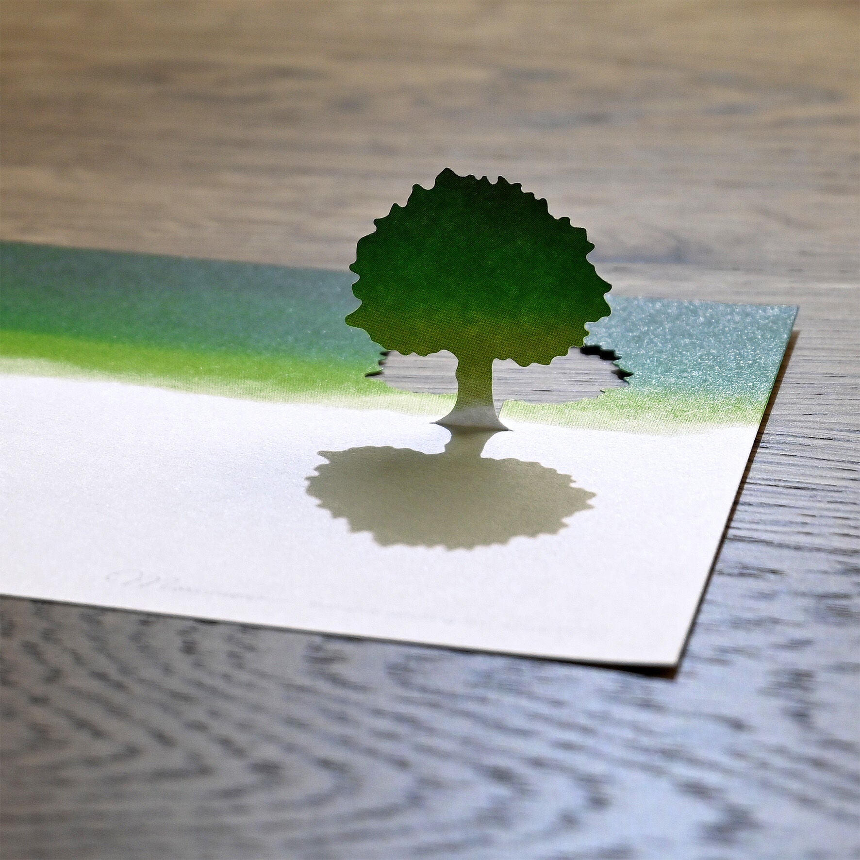 Marumo Printing - Silhouette Message Pad - Promised Tree