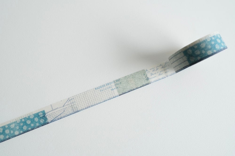 Yohaku x CHECK&STRIPE Washi Tape -  Winter Gift: Snow Flower
