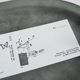 Yohaku - Letterpress Memo Pad - Nostalgy Black