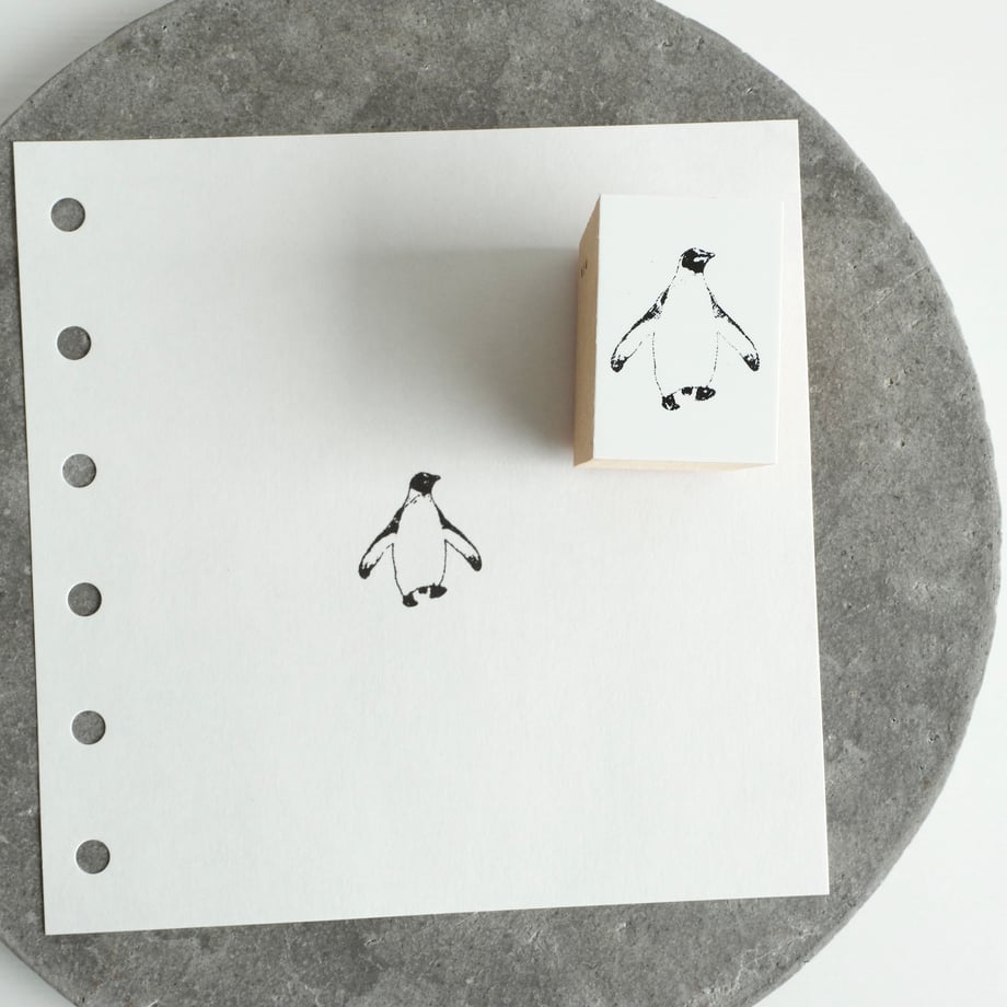Yohaku Wooden Rubber Stamp - Fuyugomori – Yoseka Stationery