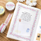 BGM Washi Tape - Foil Stamping Life - Flower Line