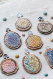 LCN Wax Seal Stamp Set - Round Embroidery - 2cm