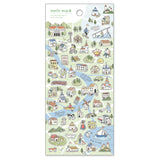 Mind Wave - Town Map Sticker - Green City