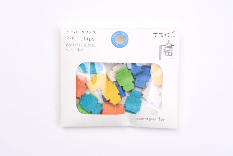 Japanese Midori Pastel Colored Paper Clips P-51 Made From Paper. Mix of 6  Colours 18pcs/set, A Variety of Colors and Cute Shapes - AliExpress