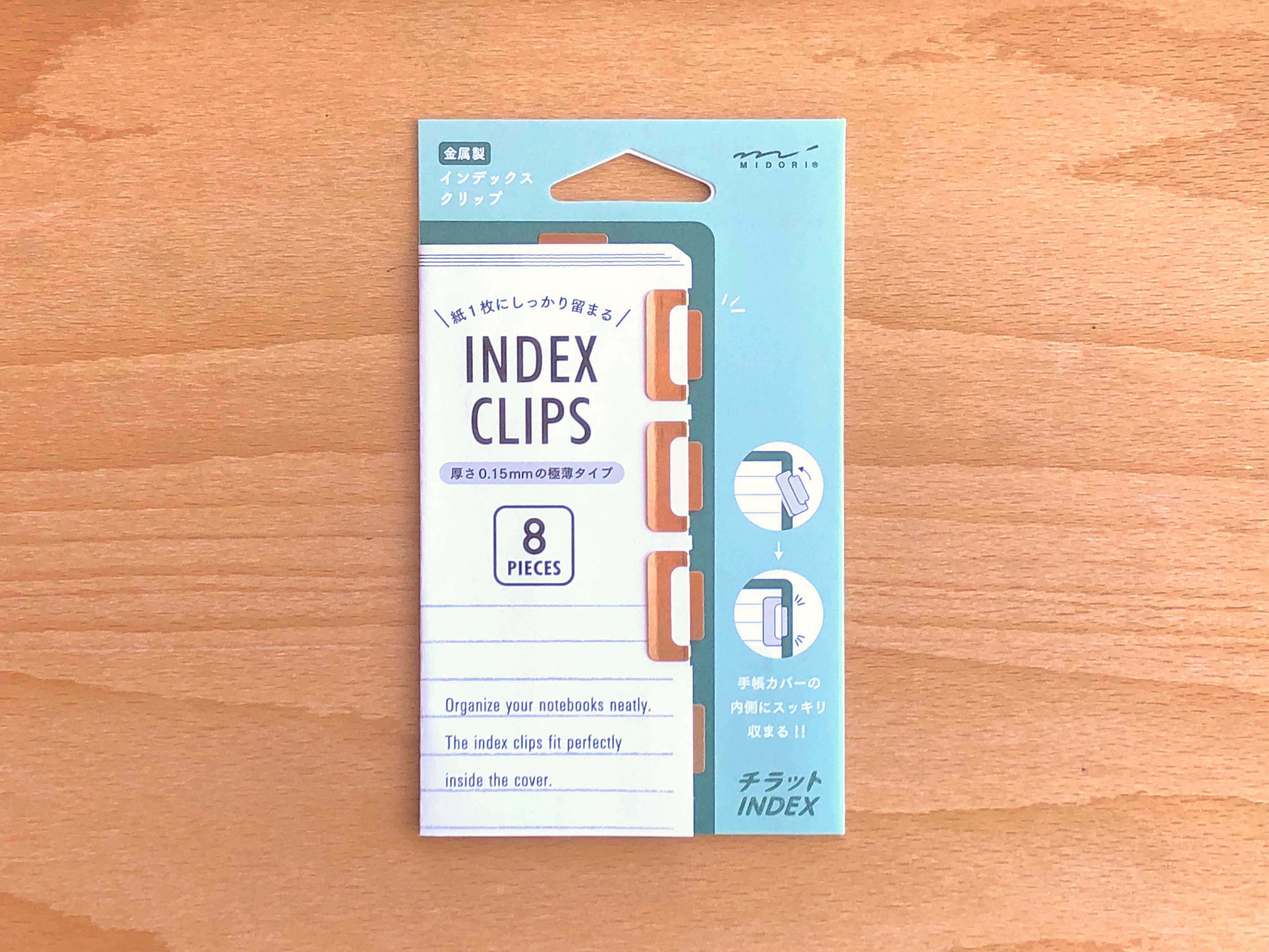 Midori Index Clips - Gold
