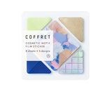 Hitotoki Coffret Cosmetic Motif Film Sticker - Square