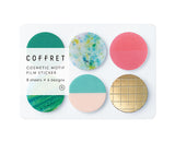 Hitotoki Coffret Cosmetic Motif Film Sticker - Circle