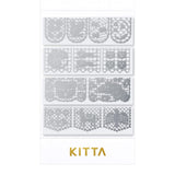 Kitta Portable Washi Tape - Shiny - Lace