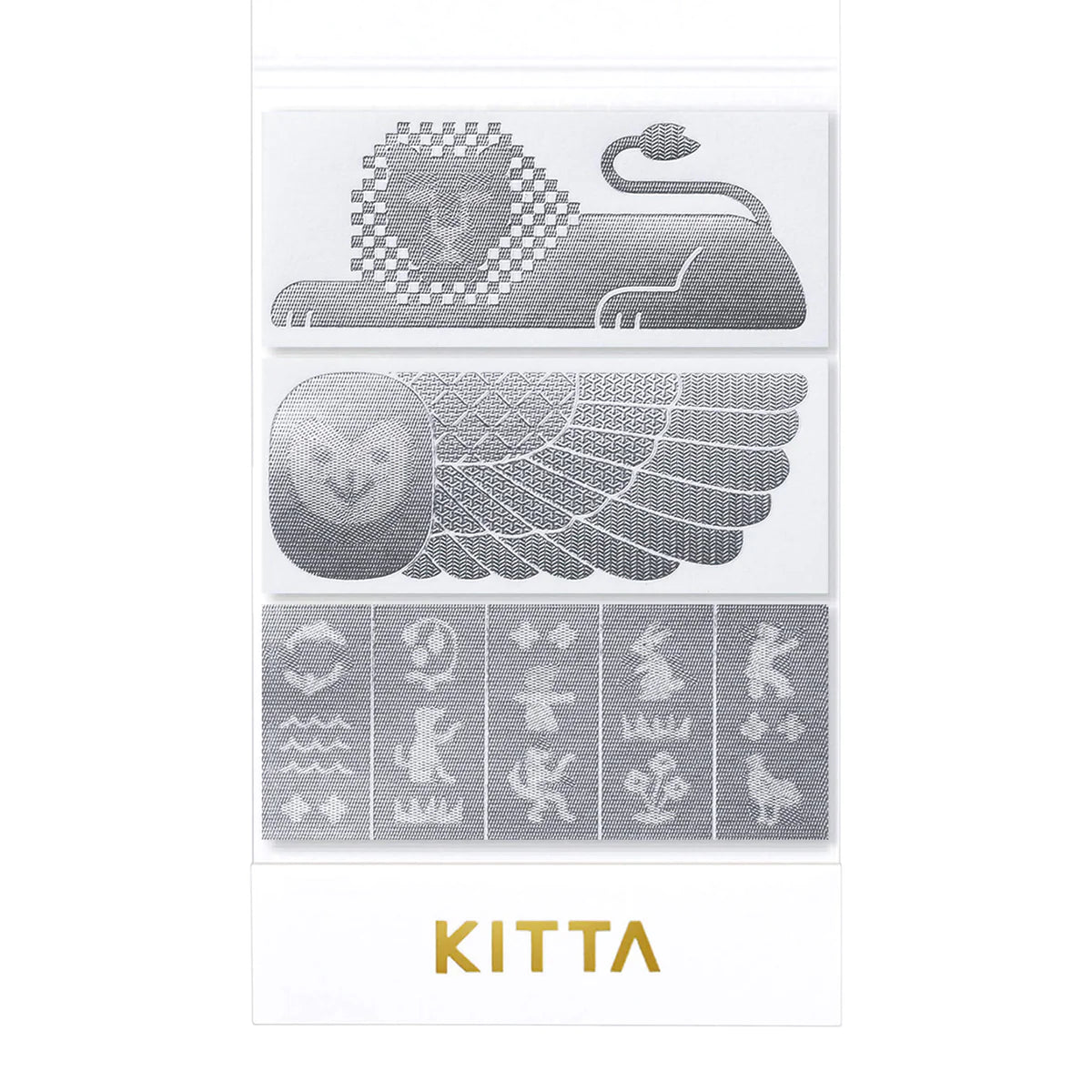 Kitta Portable Washi Tape - Changing Foil - Mural