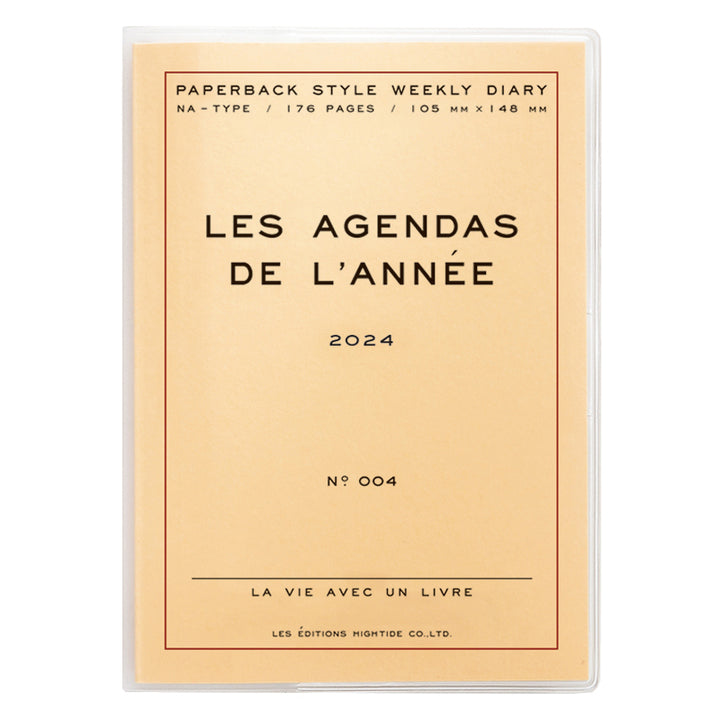 Hightide Diary Les Agenda de L'Année 2024 - A6 Block – Yoseka Stationery