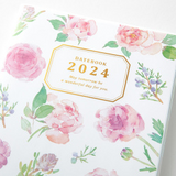 Midori Pocket Diary 2024 - Flowers - A6