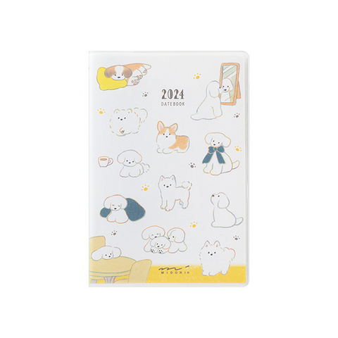 Midori Pocket Diary 2024 - Dog - Mini