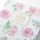 Midori Pocket Diary 2024 - Flowers - B6