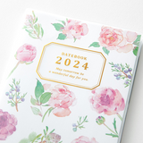 Midori Pocket Diary 2024 - Flowers - Mini