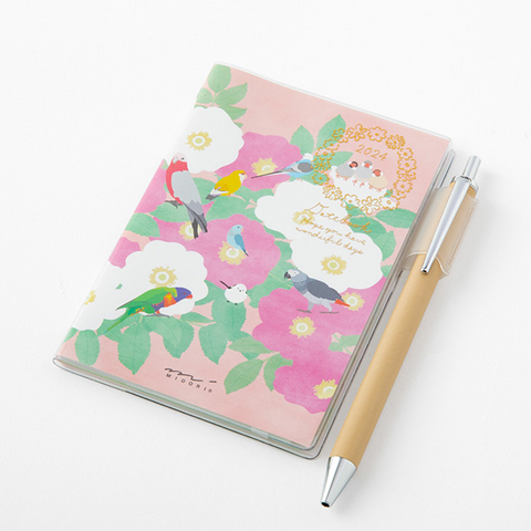 Midori Pocket Diary 2024 - Bird - Mini