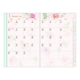 Midori Pocket Diary 2024 - Flowers - Mini