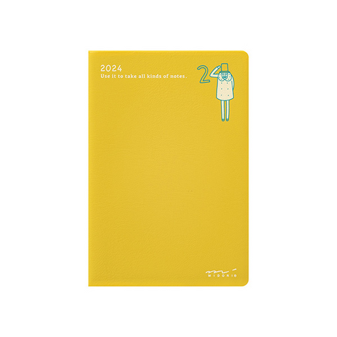 Midori Pocket Diary 2024 - Ojisan - Mini