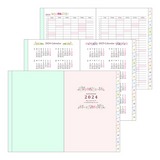 Midori Pocket Diary 2024 - Flowers - B6