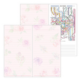 Midori Pocket Diary Slim - 2024 - Flowers