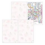 Midori Pocket Diary 2024 - Flowers - B6