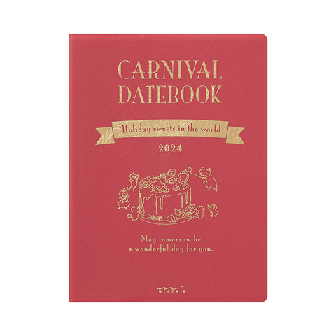 Midori Pocket Diary 2024 - Carnival - A6