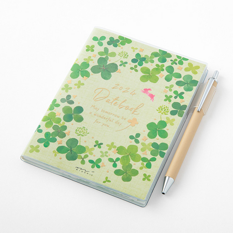 Midori Pocket Diary 2024 - Clover - A6