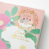 Midori Pocket Diary 2024 - Bird - A6