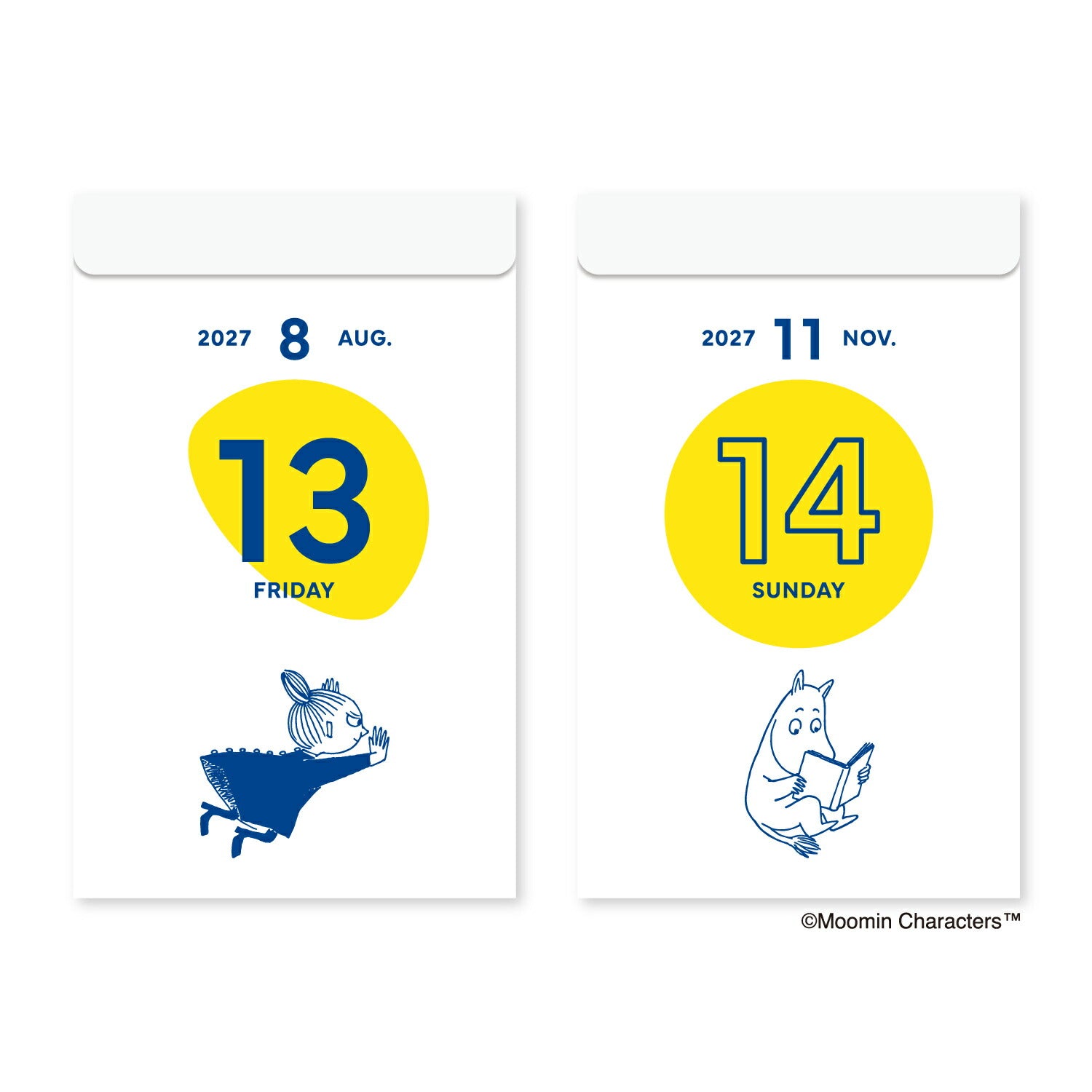 Shinnippon 2027 - Moomin Moon Phases Daily Calendar (Coming Soon